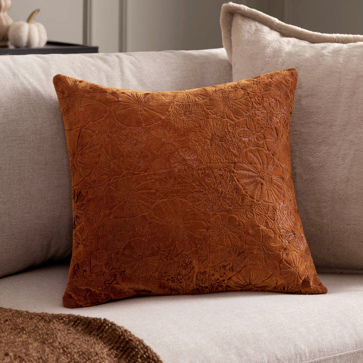 PICKING PATCH 45X45 CUSHION CASE PUMPKIN