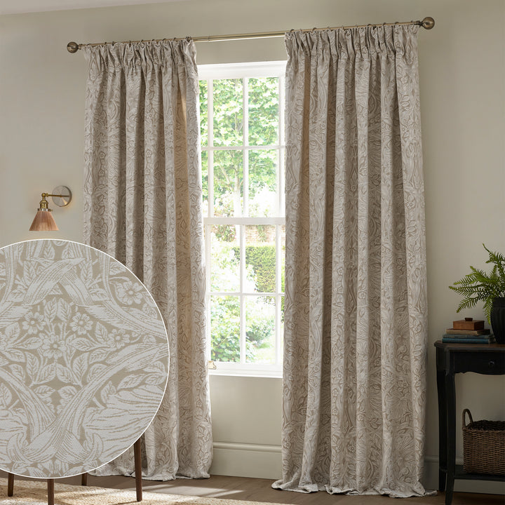 Pimpernel 229x229 Pencil Pleat Curtains Linen
