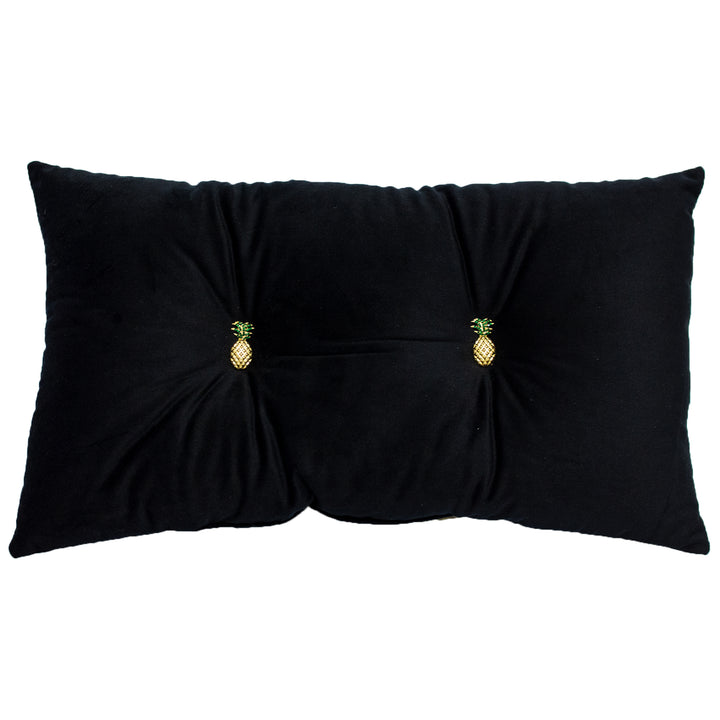 PINEAPPLE 30X50 PF CUSHION BLACK