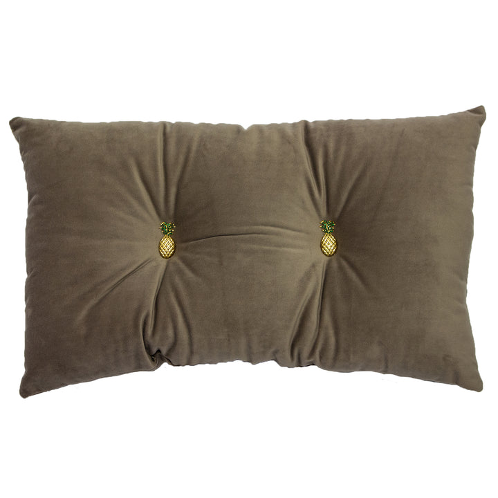 PINEAPPLE 30X50 PF CUSHION GREY