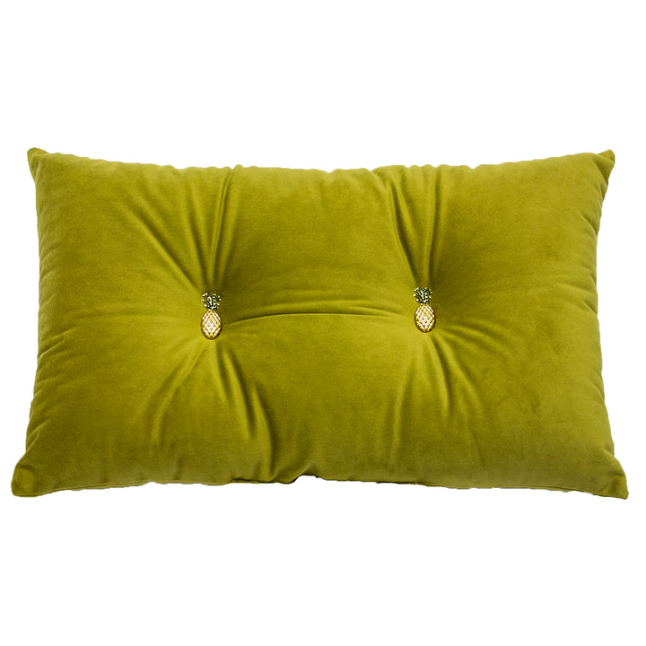 PINEAPPLE 30X50 PF CUSHION OLIVE