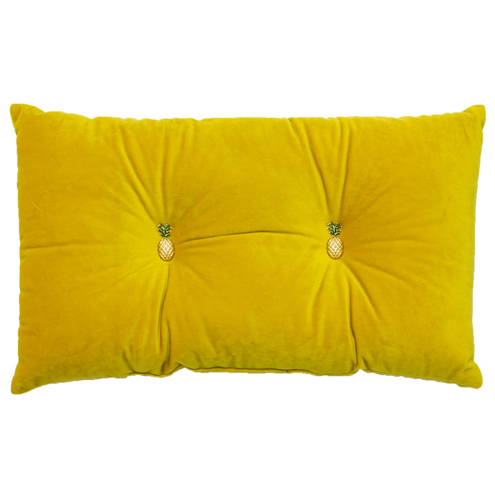 PINEAPPLE 30X50 PF CUSHION YELLO