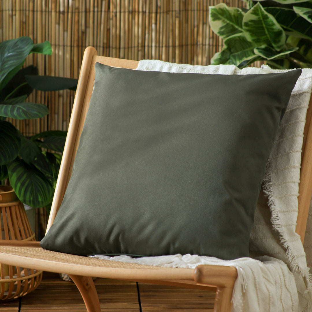 Plain 55x55 Outdoor Cushion Case Olive