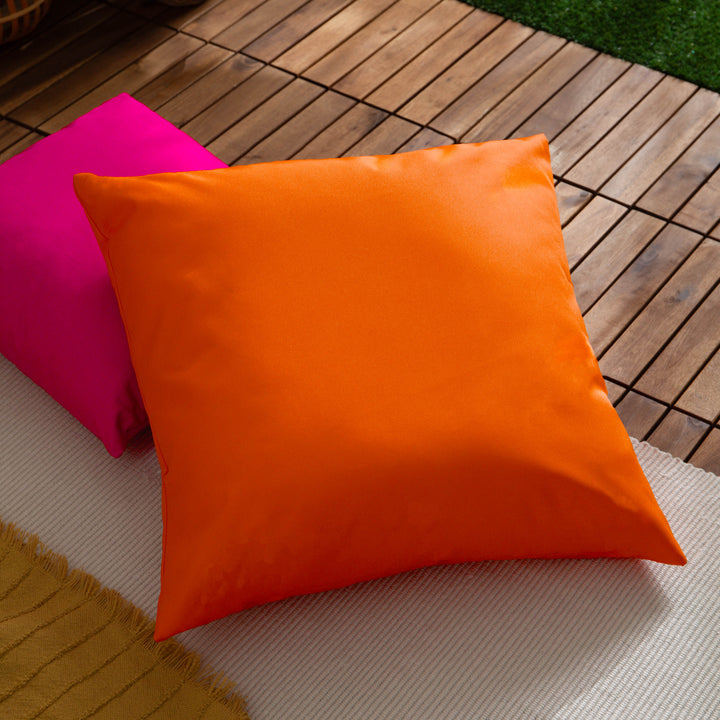 Plain 55x55 Outdoor Cushion Case Orange