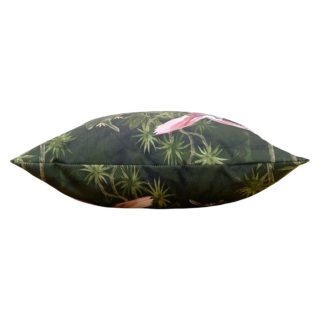 Platalea 43x43 Outdoor Cushion Cover Bottle Green - image 2