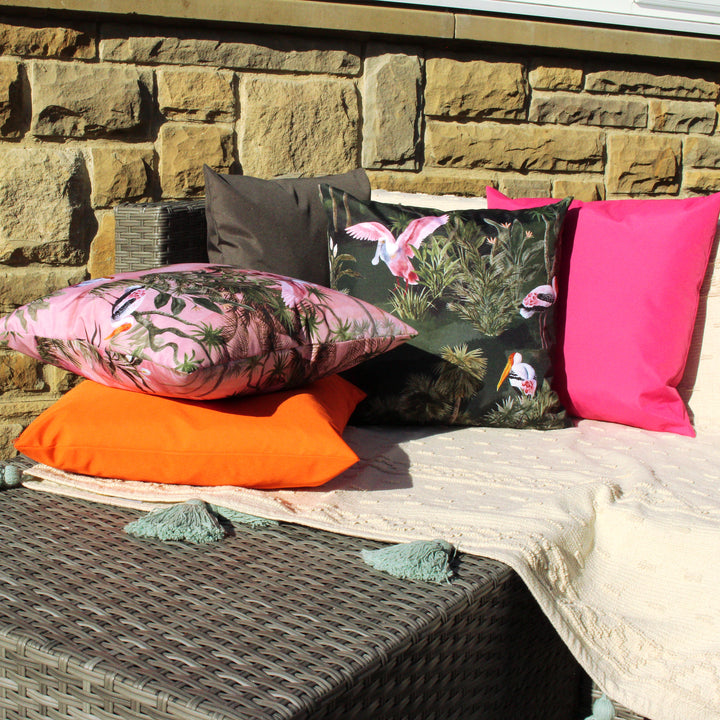 Platalea 43x43 Outdoor Cushion Cover Bottle Green - image 4