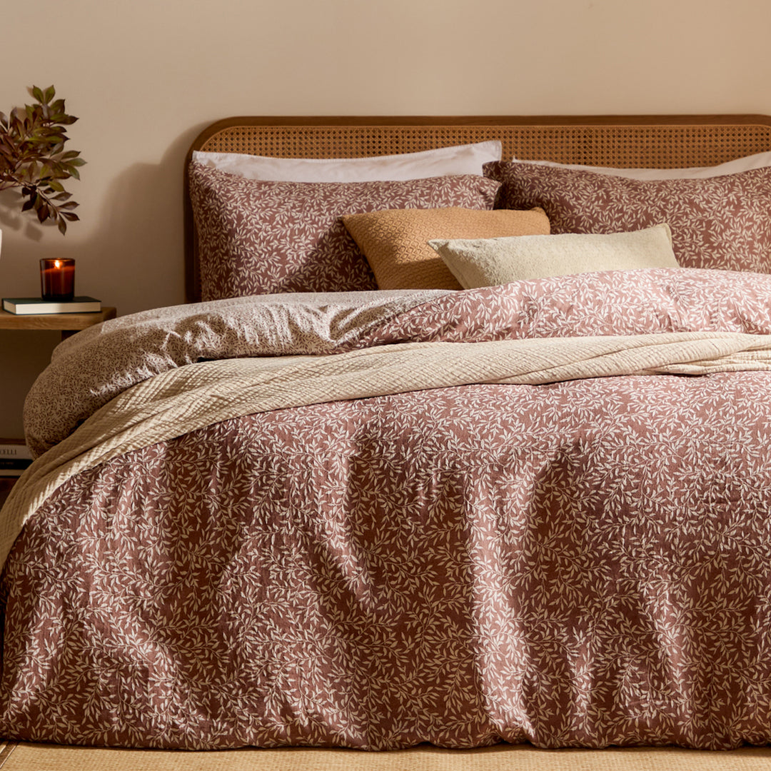 Perrieleaf King Duvet Set Cinnamon