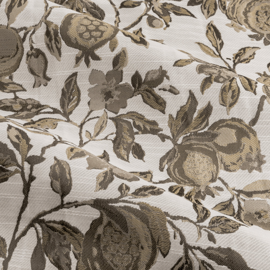 POMEGRANATE 117X182 PENCIL PLEAT CURTAINS NATURAL