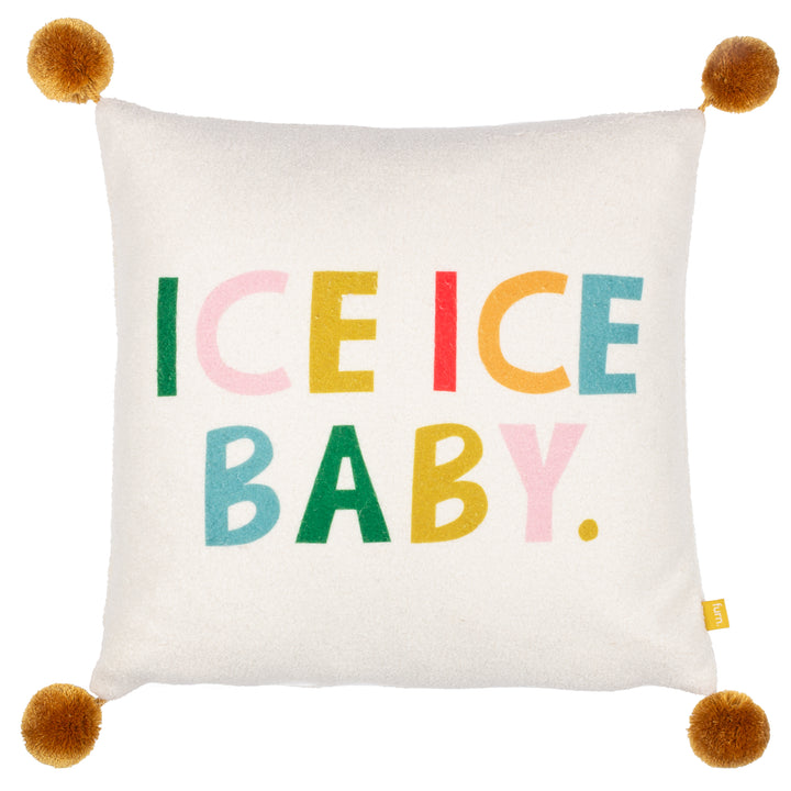 POM-POMS ICE ICE BABY 43X43 CUSHION CASE MULTI