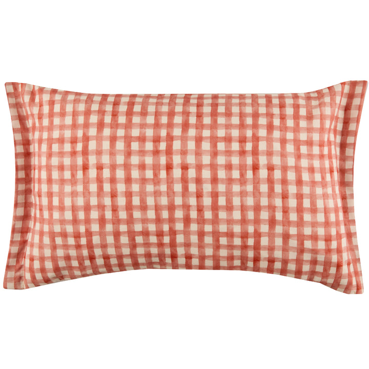 POMEGRANATE TRELLIS 40X60  OUTDOOR CUSHION CASE RED