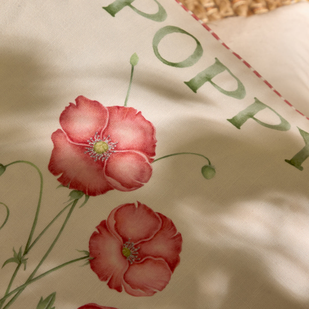 POPPY 50X50 OUTDOOR CUSHION CASE RED