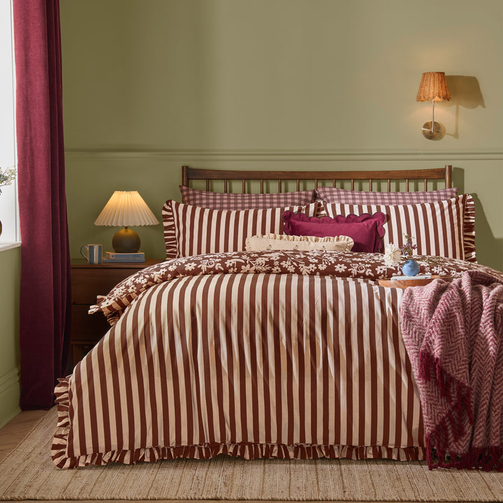 Posie Double Duvet Set Chocolate - image 2