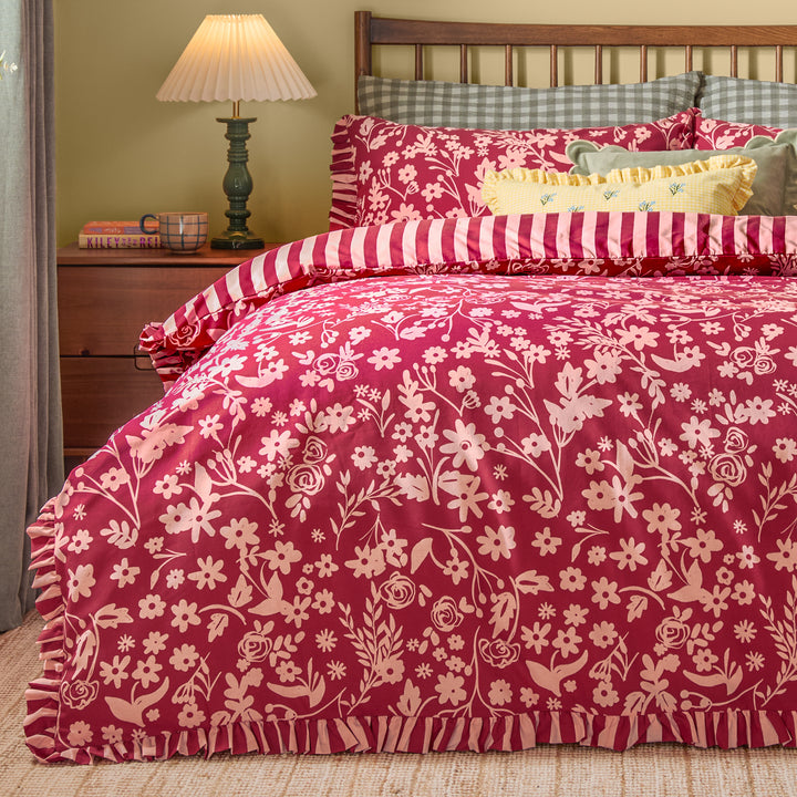 Posie King Duvet Set Berry - image 4
