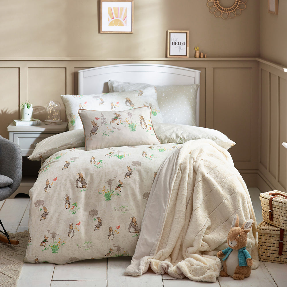 Peter Rabbit Classic Single Duvet Set Natural - image 2