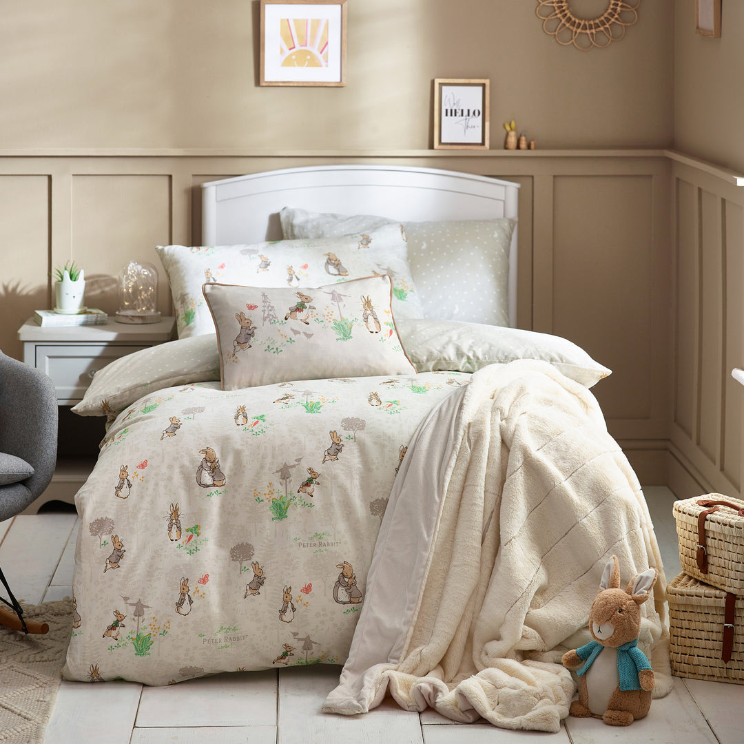 Peter Rabbit Classic Single Duvet Set Natural - image 2