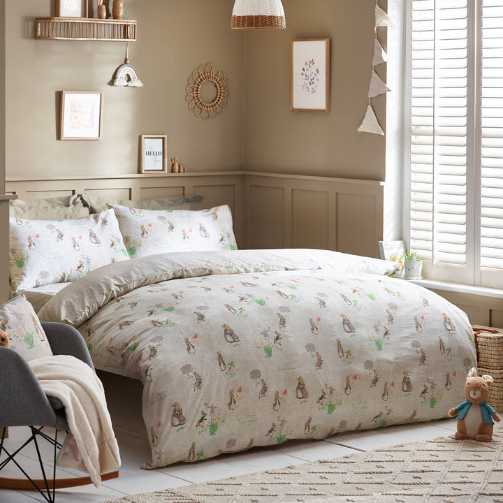 Peter Rabbit Classic Single Duvet Set Natural - image 3