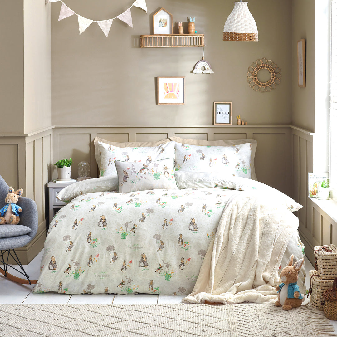 Peter Rabbit Classic Single Duvet Set Natural - image 4