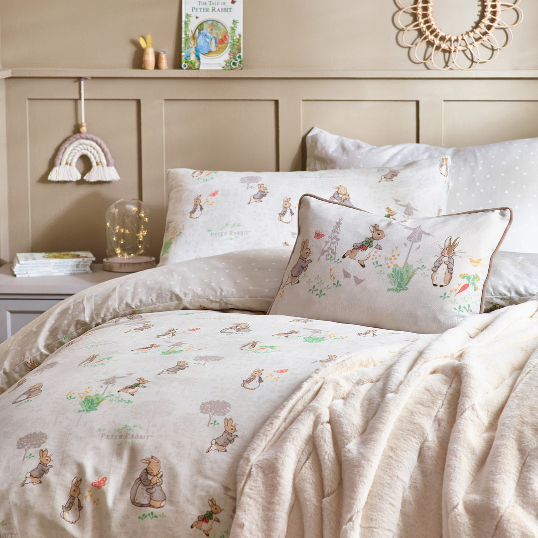 Peter Rabbit Classic Single Duvet Set Natural - image 5