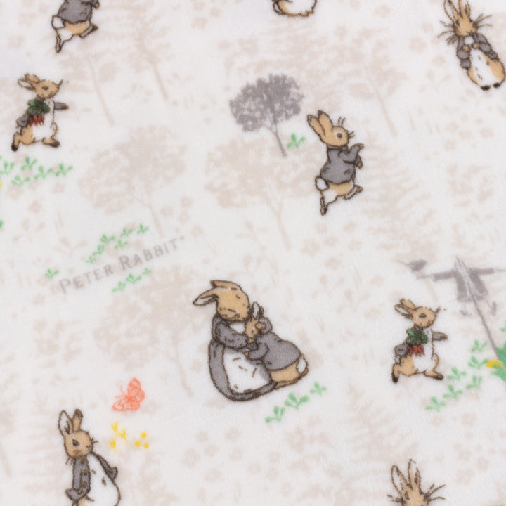 Peter Rabbit Classic 130x150 Fleece Throw Multi - image 2
