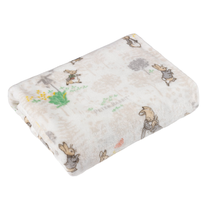 Peter Rabbit Classic 130x150 Fleece Throw Multi