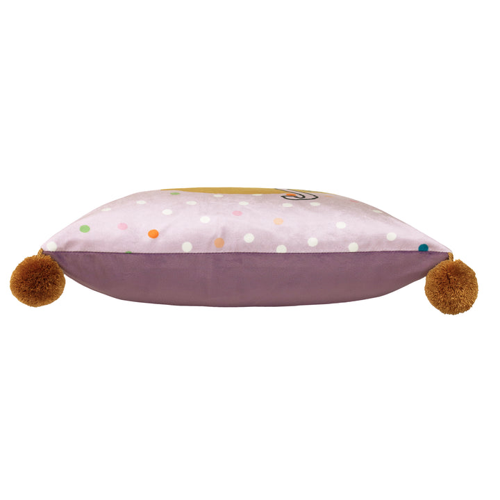 PETER RABBIT DOTTY 43X43 CUSHION CASE LILAC