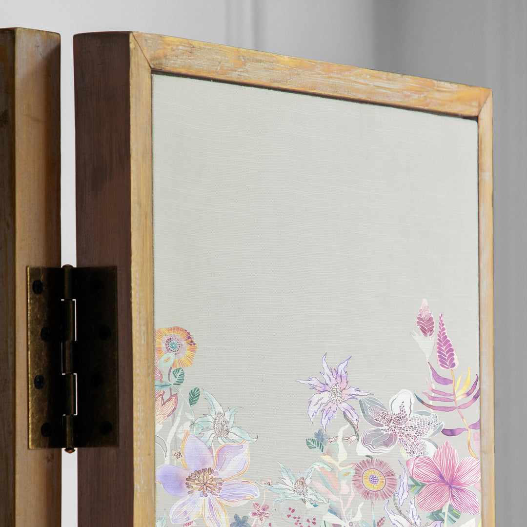 ANTIQUE GREY ROOM DIVIDER PRIMROSE HAZE