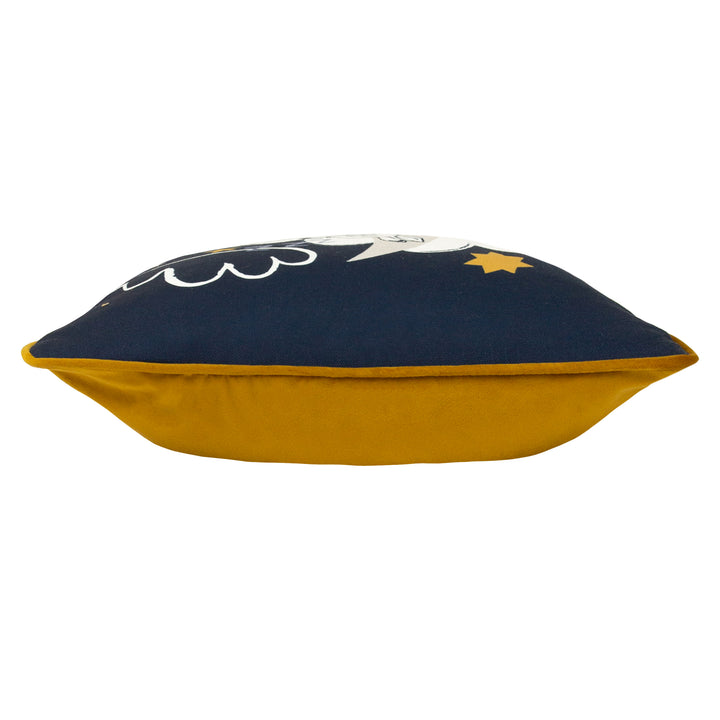 PETER RABBIT SLEEPY HEAD 43X43 CUSHION CASE BLUE