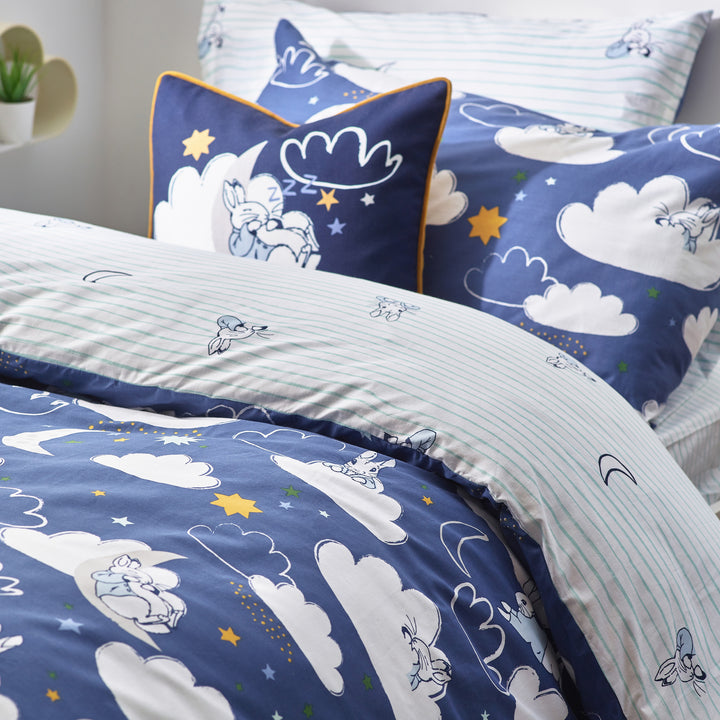 Peter Rabbit Sleepy Head Single Duvet Set Blue - image 4