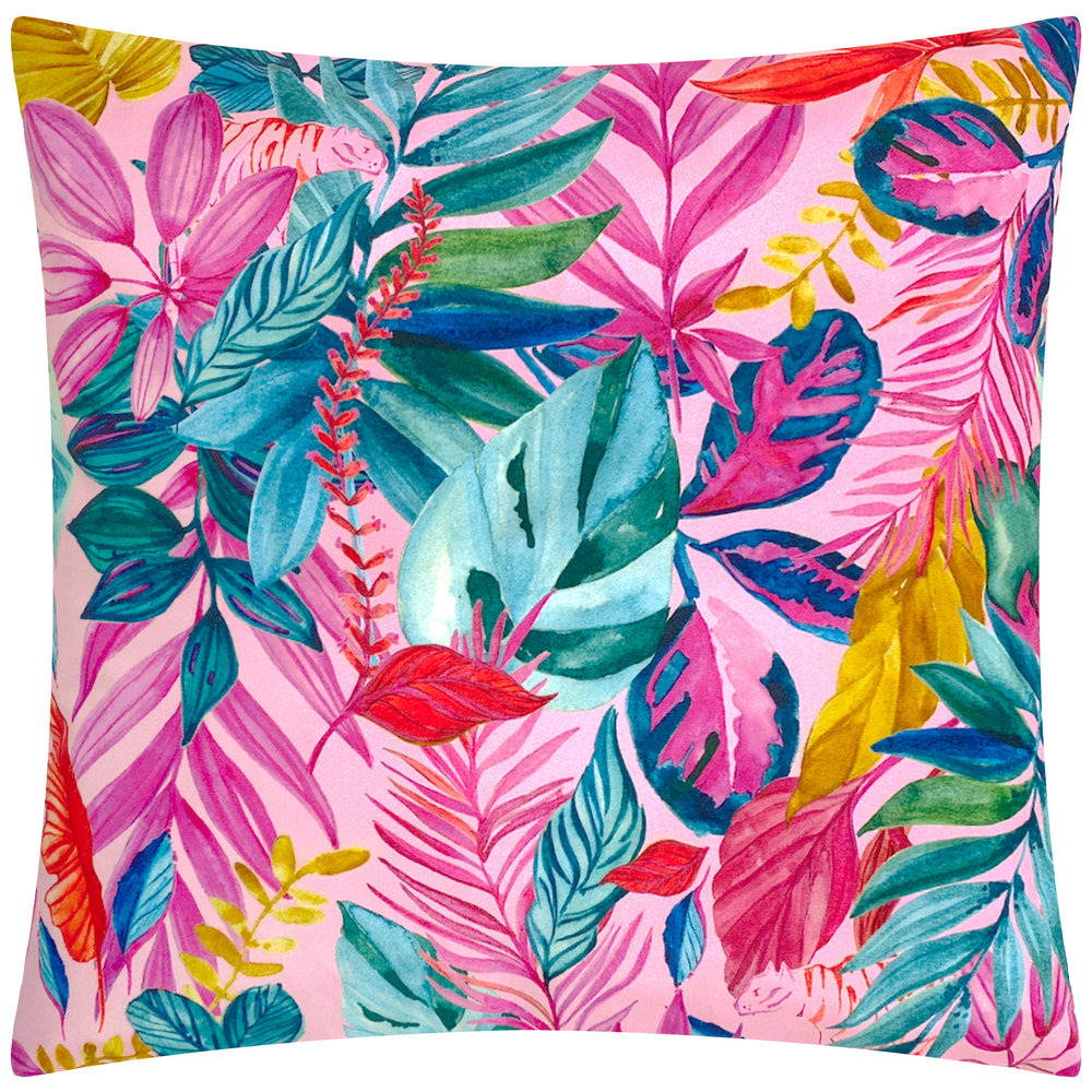 Psychadelic Jungle 43x43 Outdoor Cushion Cover Multi - image 2