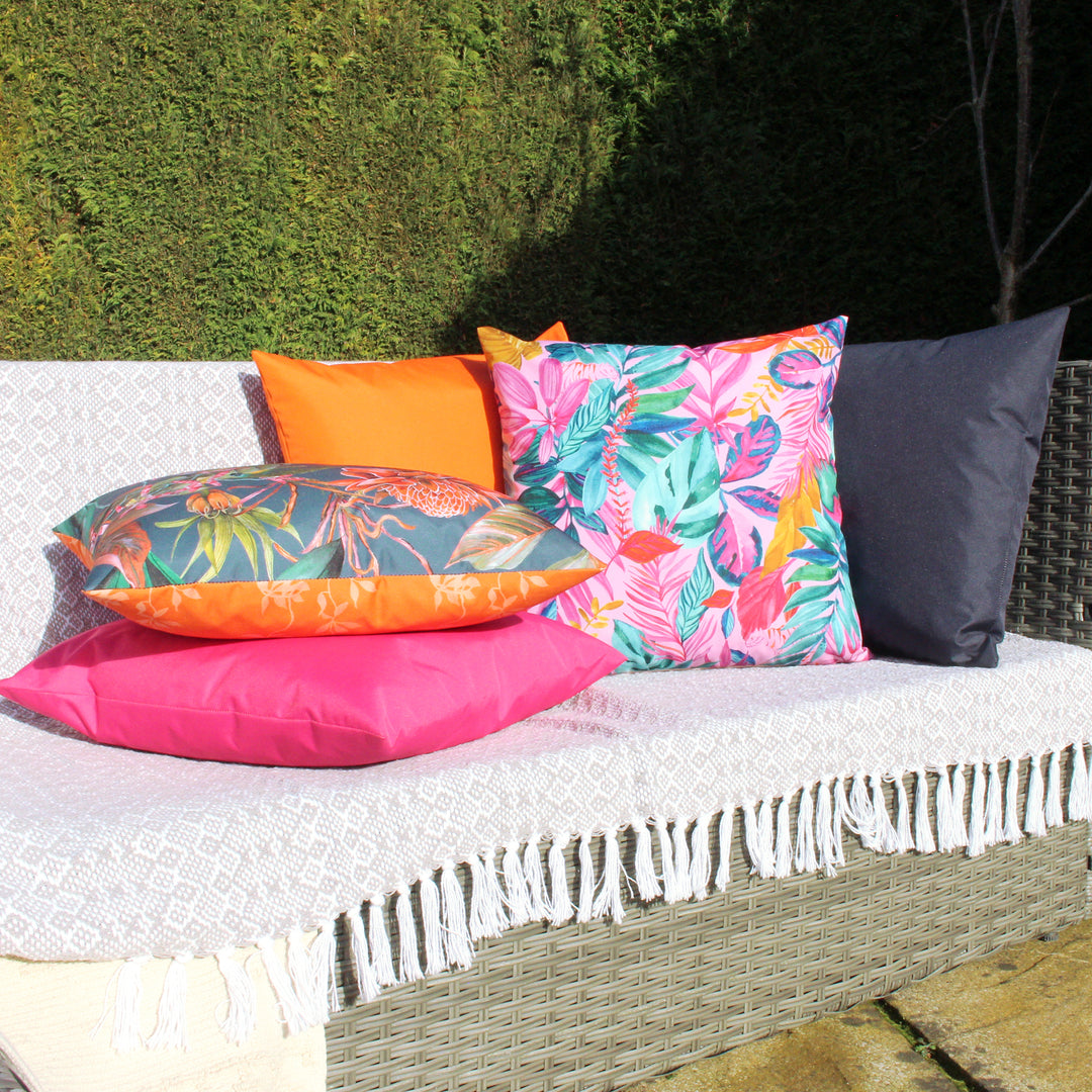 Psychadelic Jungle 43x43 Outdoor Cushion Cover Multi - image 5