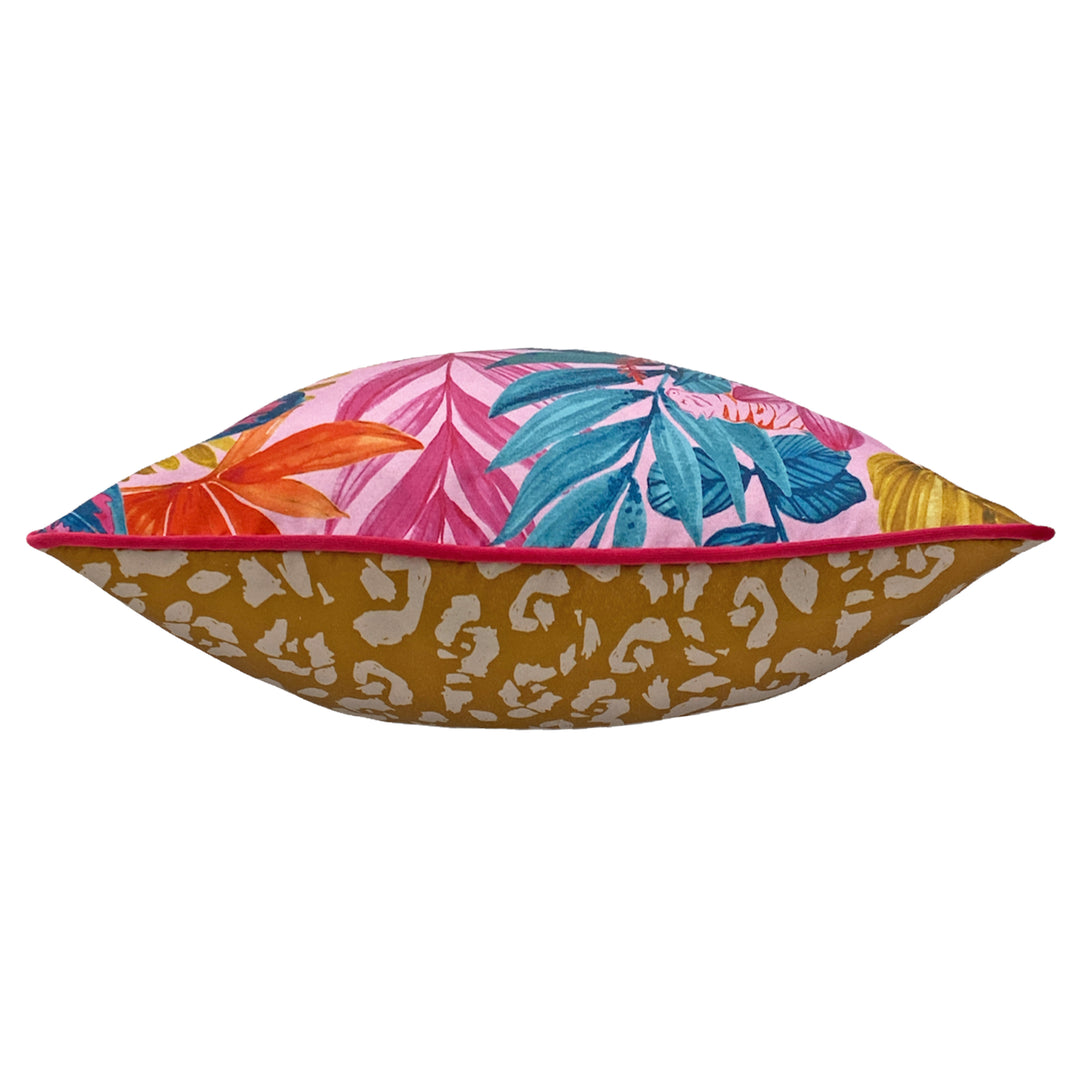 PSYCHEDELIC JUNGLE 43X43 CUSHION CASE PINK
