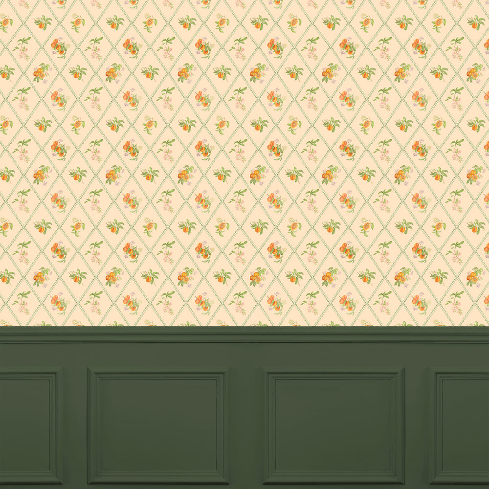 Peach Trellis Wallpaper Melba - image 2