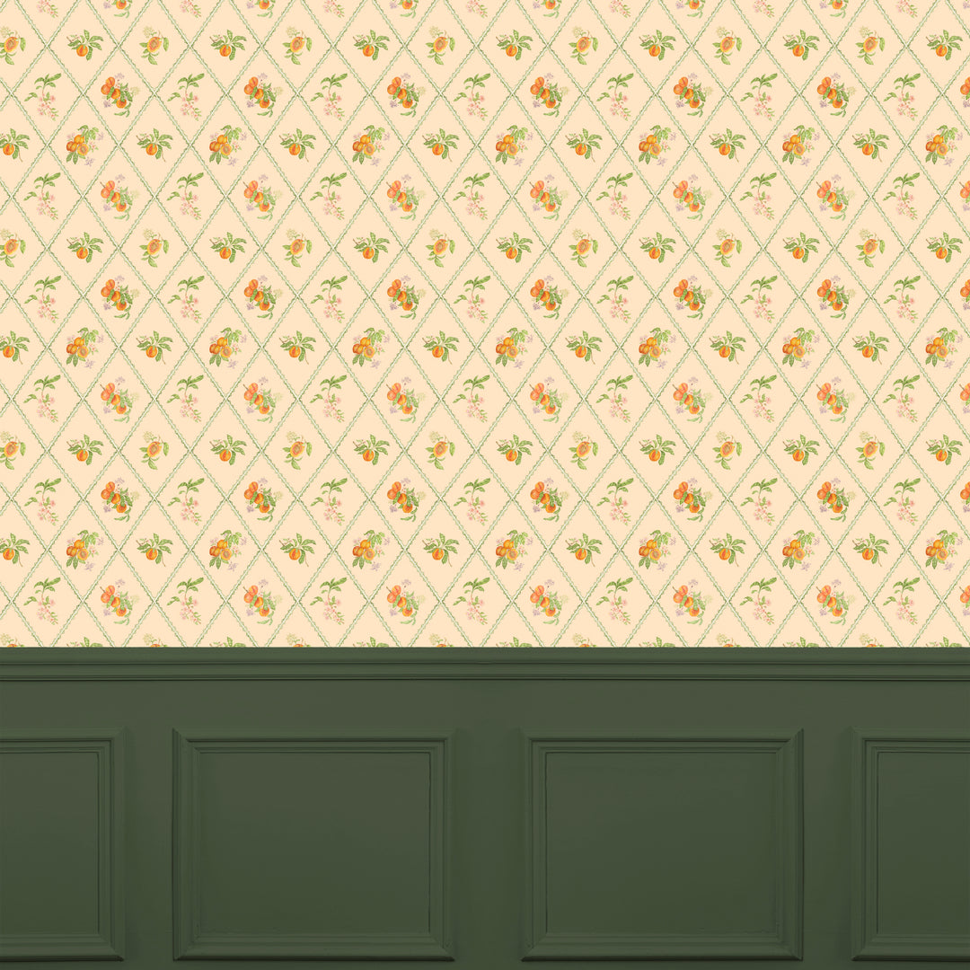 Peach Trellis Wallpaper Melba - image 2