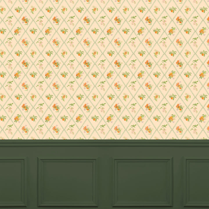 Peach Trellis Wallpaper Melba - image 2