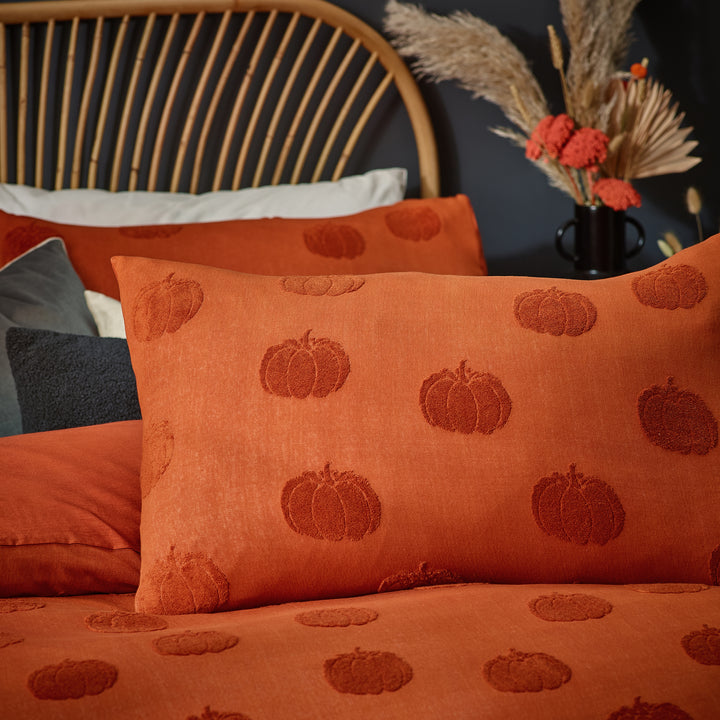Pumpkin Tufted Super King Duvet Set Spice - image 4