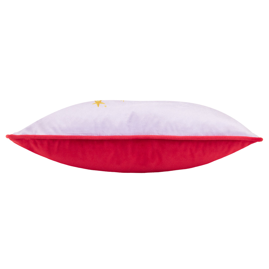 PURRFECT FABYULEOUS 43x43 CUSHION CASE PINK/LILAC