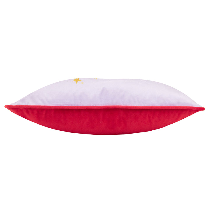 PURRFECT FABYULEOUS 43x43 CUSHION CASE PINK/LILAC