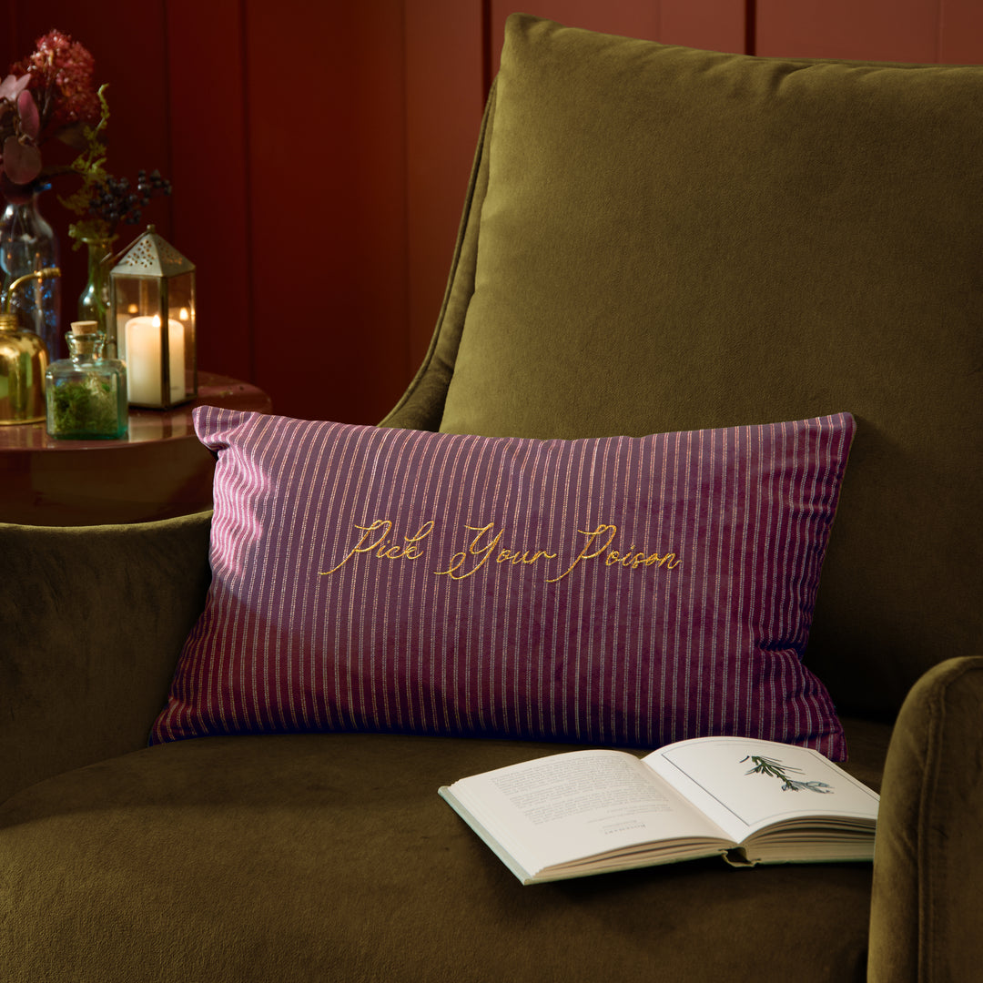 Pick Your Poison 30x50 Cushion Case Multicolour