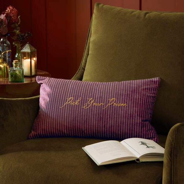 Pick Your Poison 30x50 Cushion Case Multicolour