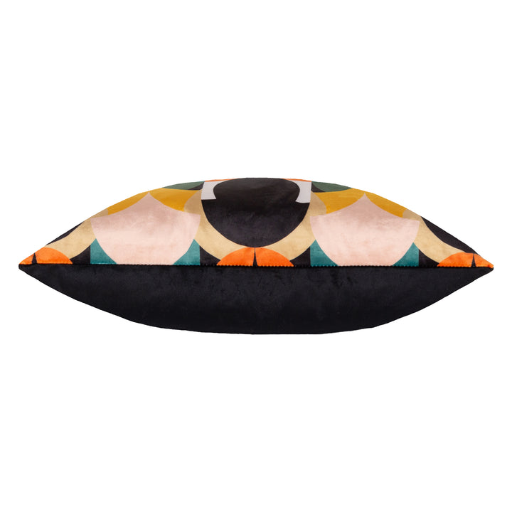 RAEYA 45X45 CUSHION CASE PEACH/BLACK
