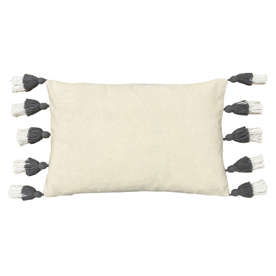RAINBOW TUFT 30X50 CUSHION CASE GREY