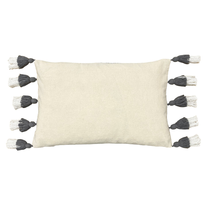 RAINBOW TUFT 30X50 CUSHION CASE GREY