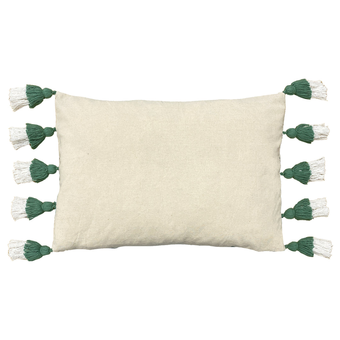 RAINBOW TUFT 30X50 CUSHION CASE SAGE