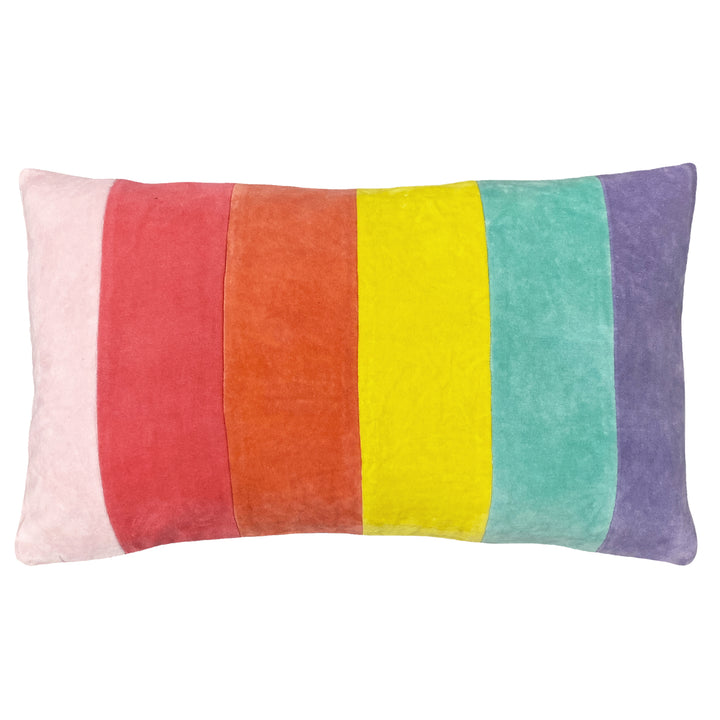 RAINBOW 30X50 CUSHION CASE MULTI PASTELS