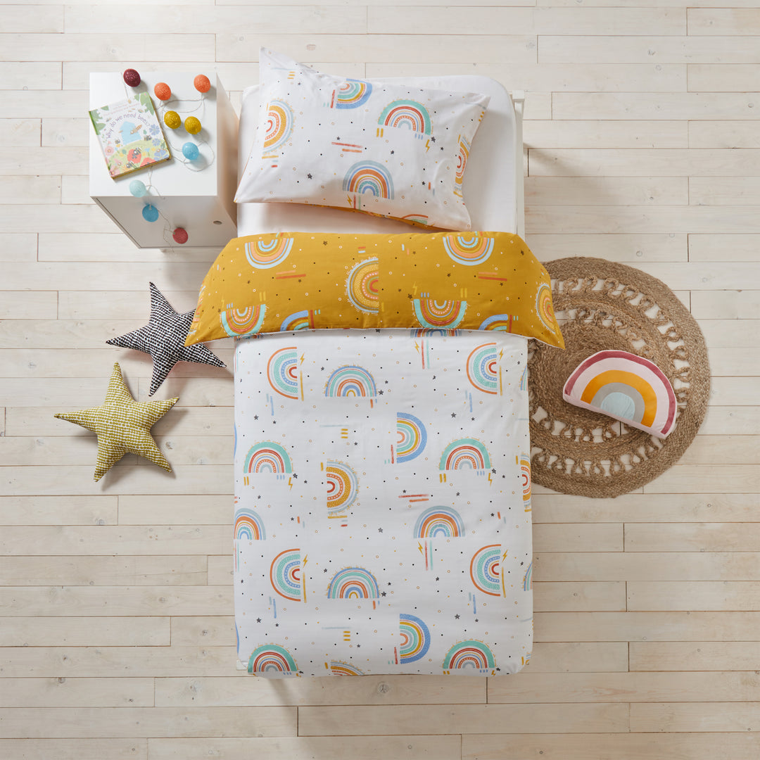 Rainbow Tribe Db Duvet Set Mustard - image 2