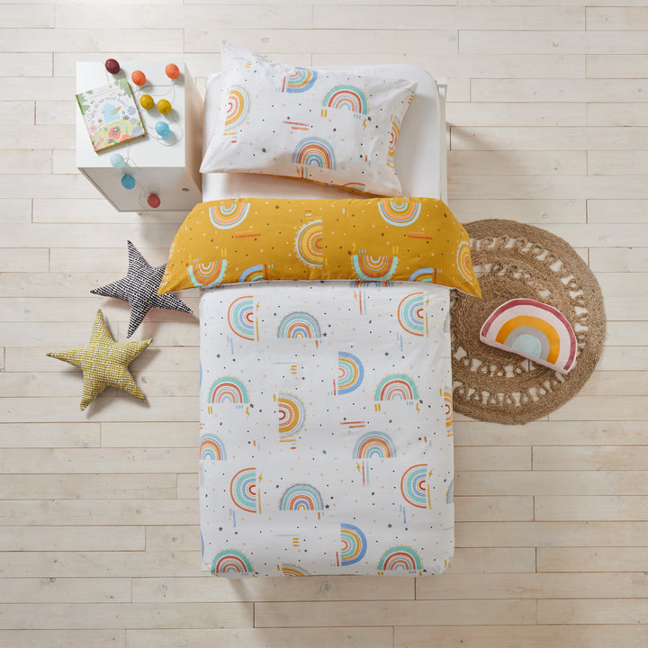 Rainbow Tribe Db Duvet Set Mustard - image 2