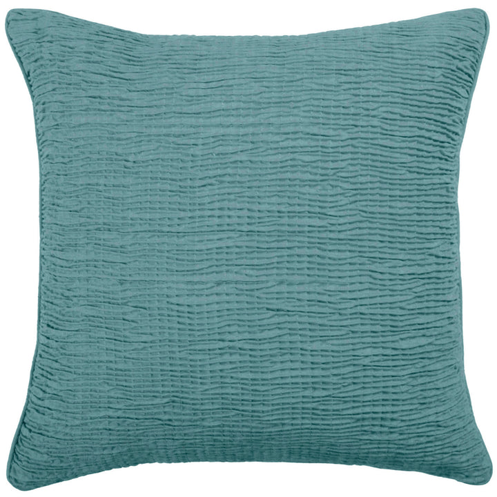 RAINFALL 50x50 CUSHION CASE DUCK EGG