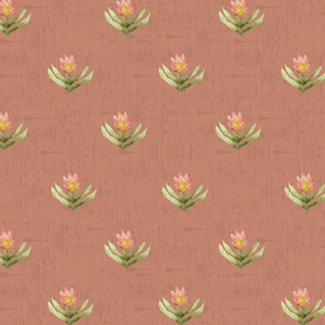 Raja Wallpaper Terracotta - image 3