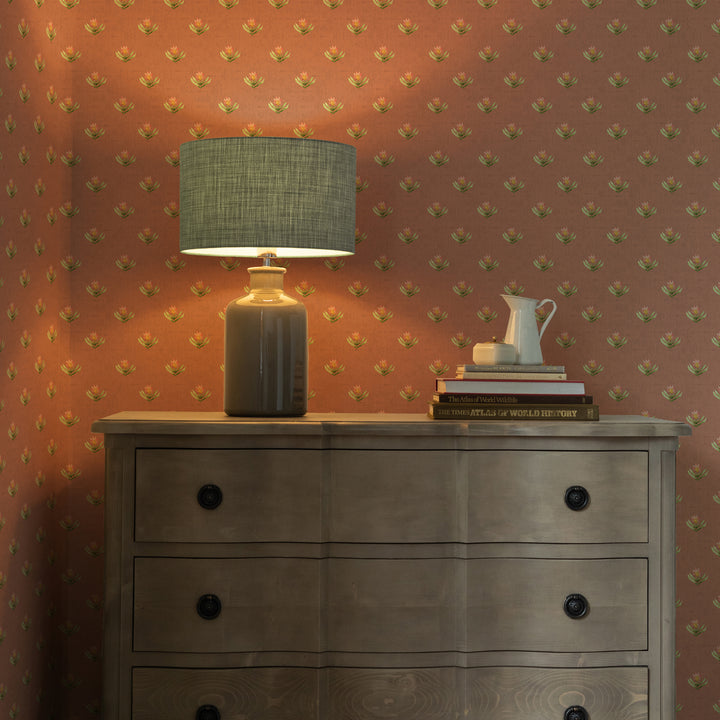 Raja Wallpaper Terracotta