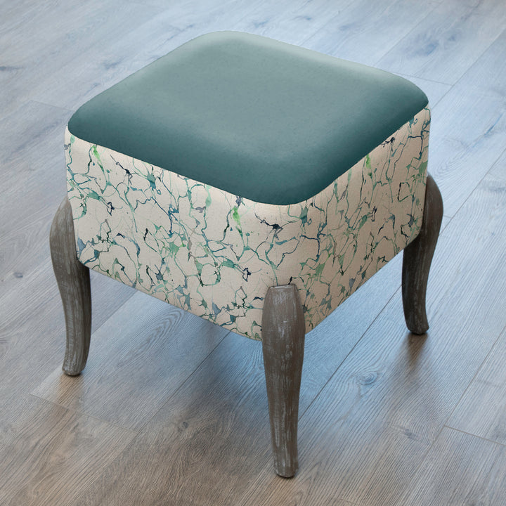 RALF FOOTSTOOL CARRARA OCEAN